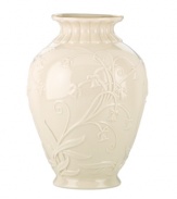 Lenox combines ivory porcelain sculpted with graceful blooms, elegant fluting and touches of gold in the classically styled Floral Melody vase. Qualifies for Rebate