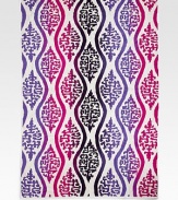 EXCLUSIVELY AT SAKS.COM. A lively, ombré-style beach towel is crafted in soft cotton with a lightly textured jacquard pattern. Clean edges40 X 70CottonMachine washImported