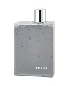 New at Bloomingdale's. The first men's fragrance from Prada. A magnetic amber that is daring and fresh, yet abstract and mysterious.