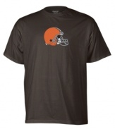 Earn your fan status and flaunt it proudly with the sleek athletic fit and bold logo design of this Cleveland Browns t shirt from Reebok.