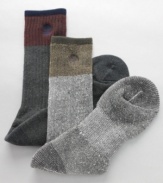 Before you lace up, toss on these Timberland boot socks in a warm acrylic-wool blend for an added layer of protection.