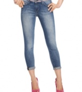 Neon trim adds a bit of bright to these Joe's Jeans cropped skinny jeans -- a perfect summer style!