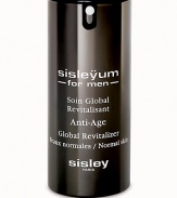 Complete anti-aging and aftershave skincare created specifically for men's skin. A fluid, light, fresh and non-oily gel texture for clean, matte skin. 1.7 oz. 