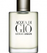 A resolutely masculine fragrance born from the sea, the sun, the earth, and the breeze of a Mediterranean island. Transparent, aromatic, and woody in nature Aqua Di Gio Pour Homme is a contemporary expression of masculinity, in an aura of marine notes, fruits, herbs, and woods. 