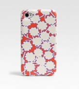 Soft leather featuring a vivid floral print snap over your iPhone® for a chic case. Saffiano leather2½W X 4½H X ½DImportedPlease note: iPhone® not included.