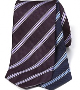 Armani Collezioni Silk Ornate-Stripe Tie