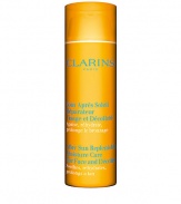 After Sun Replenishing for Face and Décolleté. Replenishing and hydrating moisture care that promotes a longer-lasting illuminated tan while reducing the appearance of wrinkles and fine lines in the face and delicate decollete area. 1.7 oz. 