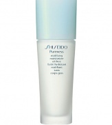 A lightweight moisturizer, with oil-absorbing powder, that helps reduce surface shine as it provides exceptional hydration to skin. Promotes a smooth texture keeping skin shine-free. Protects the skin's natural moisture balance with Shiseido-exclusive ingredient Hydro-Balancing Complex in a pH-balanced formulation. Recommended for oily, blemish-prone and combination skin. Use daily morning and evening after cleansing and softening.