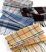 Add some timeless polish to your favorite cold weather looks and accent your winter wardrobe with this timeless plaid tie from John Ashford.