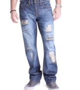 Made to play hard. These slim-fit jeans from Royal Premium are designed to get you in gear and ready for fun.