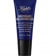 The ideal companion to the highly successful Midnight Recovery Concentrate, this restorative concentrate of essential oils and botanicals improves the youthful appearance around the eye. Infused with the same natural ingredients as Midnight Recovery Concentrate, as well as Butcher's Broom, this night treatment leaves under-eye skin feeling strengthened and replenished. Midnight Recovery Eye's non-migrating cream texture is specifically formulated for the delicate eye area.