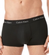 Double up on comfort and style with this two-pack of boxer briefs from Calvin Klein.
