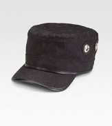 Military cap with grommets. Original GG Made in Italy 