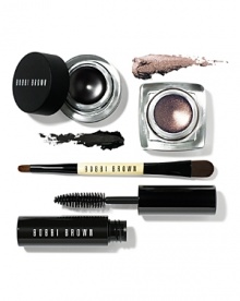 Featuring best-selling Long-Wear Cream Shadow and Long-Wear Gel Eyeliner, this limited edition set gives you standout eyes without a smudge or smear in sight. Also includes our super volumizing mascara and a dual-ended Ultra Fine Eye Liner/Cream Shadow Brush for flawless application. Set includes:• Velvet Plum Long-Wear Cream Shadow (Limited Edition Shade)• Black Ink Long-Wear Gel Eyeliner• Mini Black Extreme Party Mascara• Dual Ended Ultra Fine Eyeliner/Cream Shadow Brush Featuring best-selling Long-Wear Cream Shadow and Long-Wear Gel Eyeliner, this limited edition set gives you standout eyes without a smudge or smear in sight. Also includes our super volumizing mascara and a dual-ended Ultra Fine Eye Liner/Cream Shadow Brush for flawless application. Set includes:• Velvet Plum Long-Wear Cream Shadow (Limited Edition Shade)• Black Ink Long-Wear Gel Eyeliner• Mini Black Extreme Party Mascara• Dual Ended Ultra Fine Eyeliner/Cream Shadow Brush