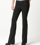 DKNY Jeans' secret (wardrobe) weapon: jeans-style bootcut stretch pants that feel fabulous and look even better!
