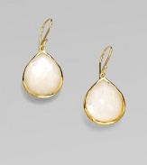 From the Rock Candy® Collection. A beautifully faceted teardrop-shaped mother-of-pearl set in resplendent 18k gold. Mother-of-pearl18k goldDrop, about 1¼ Hook backImported 