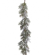 The Winter Ice pine cone garland lets you update any space with a touch of lifelike evergreen beauty, making it perfect for the holidays. From Winward.