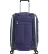 The best of both worlds-a unique, lightweight hybrid design combines a softside construction with hardside paneling for superior protection and incredible packing flexibility. Set on easy-glide spinners, this bag goes where you go with ease & versatility, featuring a fully-lined interior with suiter system and padded tie-down strap. Limited lifetime warranty. Qualifies for Rebate