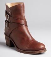 These Belle SIGERSON MORRISON booties have the right balance of Western spirit and everyday style, with double buckled ankle straps and neatly stacked heels.