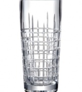 Create a stir with the classic linear cut and striking crystal elegance of the Cocktail Party vase. Even the simplest blooms flourish with luxe Lauren Ralph Lauren style.