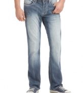 With a lived-in, washed–out look, these jeans from Buffalo David Bitton are perfectly distressed for extra character.