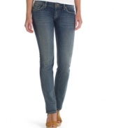 Trade-in your skinny jeans for these slim and polished straight leg denim from Levi's!