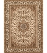 An intricately complex Persian-inspired design in crisp tones creates a captivating accent in the Princeton area rug from Kenneth Mink. Crafted for supreme durability with an ultra-soft finish.