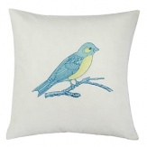 With its beautifully embroidered bird against an ivory cotton ground, our Kirby pillow is the perfect accent for our Icelandic Dream collection. Down insert included.
