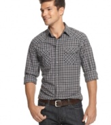 Southwestern style. This shirt from Kenneth Cole makes your summer style shine.