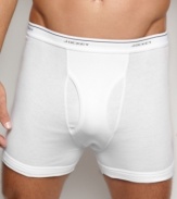 These Jockey boxer briefs offer timeless style and trusted comfort.