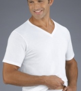 This Jockey V-neck T shirt provides a tell-all look into your keen sense of comfort, practicality and style.