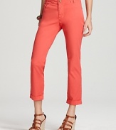 XCVI Twiggy Straight Stretch Twill Pants