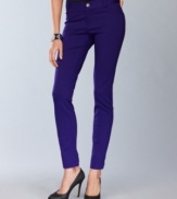 Chic with a contoured fit that hugs your curves, INC's stretch knit petite pants mimic the styling of your favorite jeans but with a more refined look that works for day or night.