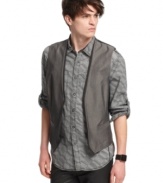 It's time to in-vest in something edgy this spring with this hip layer from Bar III.