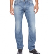 Update your jean look with this pair of slim-fitting denim from Guess.