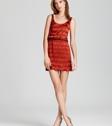 Twirl around in this satiny Alice + Olivia party dress to reveal an elegantly draped back for a tasteful hint of skin.