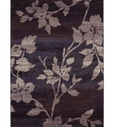 Cascading blossoms in soothing colors like lavender, brown and sage create a very sophisticated statement in this Taylor Sakura area rug. Wilton-woven using a multi-point and loom-carved technique for unparalleled depth, texture and quality.