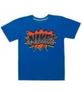 He'll get some bold sporty style with this graphic tee from Nike.