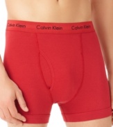 Classic cotton stretch 2 pack trunk by Calvin Klein.