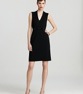 This kate spade new york dress offers a sophisticated take on the LBD with a clean silhouette and crisp tailoring. Pair with polished pumps and a dash of pearls.