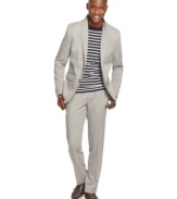 A pulled together look is only two buttons away with this suit-worthy blazer from American Rag.