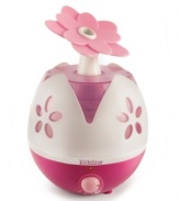 A natural in your little one's habitat! Adorable and functional, this humidifier brings your room into bloom with a burst of fresh, relaxing air. Create comfort in your nursery with this super silent baby-friendly must-have, which provides eight to 12 hours of continuous steam, 360º misting and adjustable humidity output. 1-year warranty.