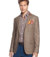 Upgrade your blazer style. This sport coat from Tallia Orange is a sophisticated addition to your attire.