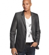 Wear it over a dress shirt for work or over a tee for play, either way this Marc Ecko Cut & Sew sportcoat will have you sporting serious style.
