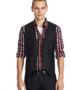 Dress this Kenneth Cole Reaction vest up or down for equally stylish looks.