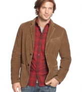 Show off your cool country swagger with this classic Lucky Jeans corduroy blazer.