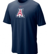 Keep team spirit rolling with this Arizona Wildcats NCAA t-shirt from Nike.