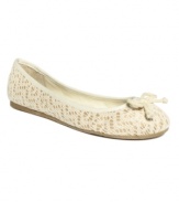 Cream cutouts. The Lolly flats by American Rag out a dainty finish on your favorite summer outfit.