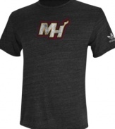 Show the Miami Heat you support them in this tee by adidas.