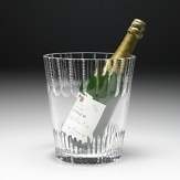 A striking piece of crystal with delicate cuts, this classic champagne bucket is useful for chilling wine, champagne, or just ice. From William Yeoward.